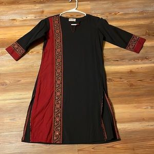 Fabindia Long Tunic XS Cotton Bohemian